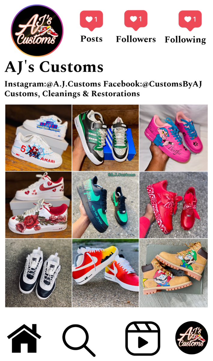 AyyJizzle's tweet photo. Here’s Some Of My Recent Customs 
Check Out More Of My Work On Instagram 
https://t.co/MroLvTJpgP https://t.co/VIyq75PA4n