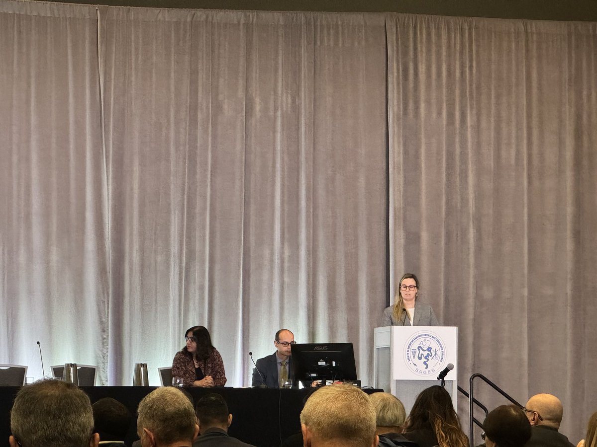 DavidCabaMD's tweet photo. Outstanding job by our CGSO fellow Dr. Freeman @Hdixon0014 presenting  #SAGES2024,our research on Robotic approach for Gastric GIST,top 10 finalist Resident/Fellow Presentation Award @LLUHPhysicians @LLUHealth @lovelyday_2010 @DrJukesNamm @DrSharonLum @M_P_OLeary @DrZacharyTran https://t.co/d8ff0IqpUP