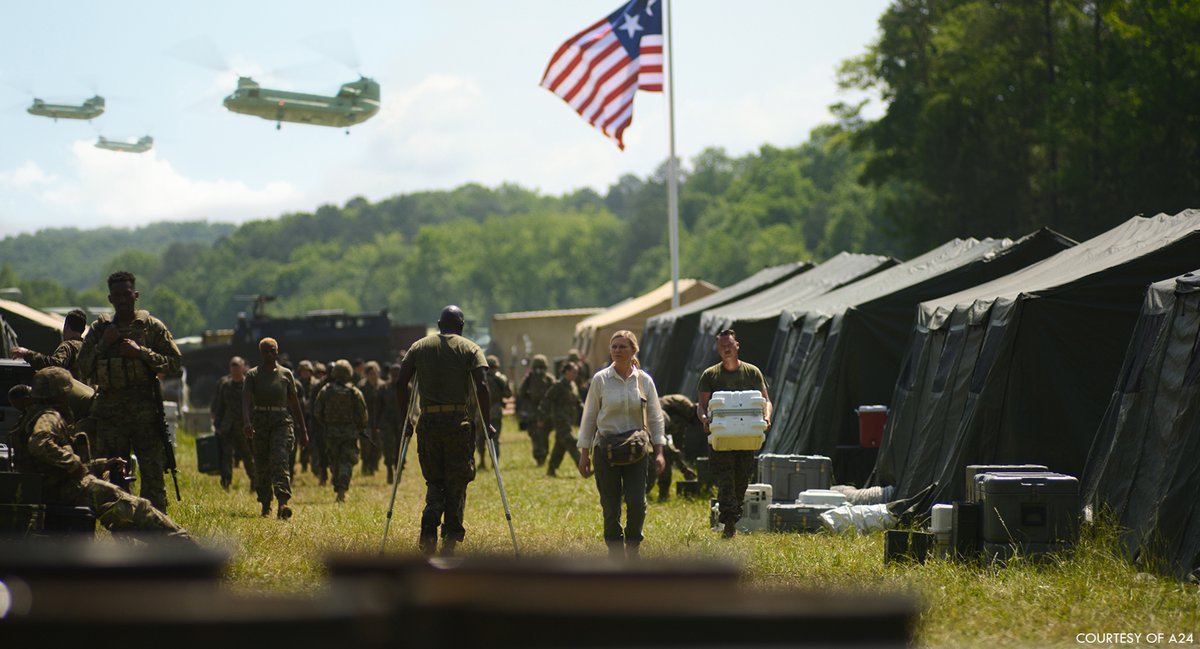 ArtofVFX's tweet photo. Prepare to have your perception of reality shattered as we talked with #VFX Supervisor David Simpson. In our interview, he unravels the intricacies of creating invisible #visualeffects (made by @Framestore, @TPOVFX, #FIXFX) for #AlexGarland's, #CivilWar: https://t.co/0HEMURXtgG https://t.co/W2btPgJ72C