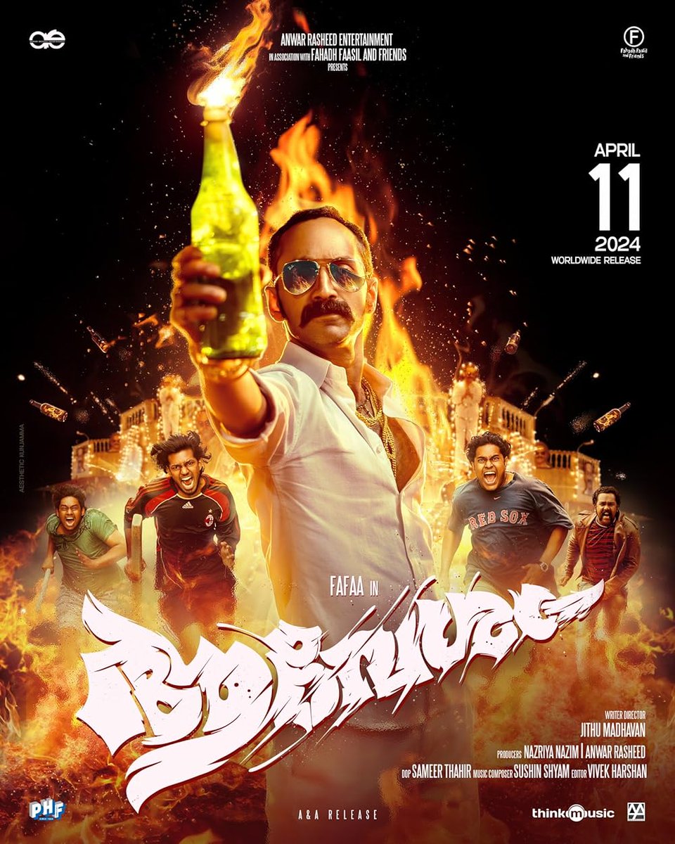 #Aavesham ( 2024 - Malayalam )
Action Comedy
Theatre

#FahadhFaasil  🥵⚡this man and his madness in acting vera level . Movie highlights Ranga anna and his gang . Gud mix of mass nd comedy. Screen play , background score etc  perfect.

Another Smbvm from M - wood⚡
 
4.25 / 5 ⭐