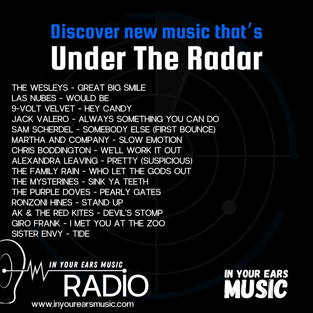 Discover #NewMusic with IYE Music! Check out some of the amazing new tunes added to our radio page on our site. Listen now and discover someone new. inyourearsmusic.com/discover #music #radio #discover #UnderTheRadar