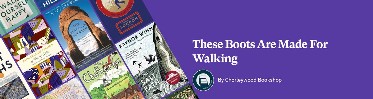 Spring is here! 🌱 Put a spring in your step with our pick of the best books on walking. 'These Boots Are Made for Walking', featuring books by @cornish_jack, @PhoebeRSmith, @RobGMacfarlane, @JuliaBradbury & more! Click here to browse & buy online. 👇 uk.bookshop.org/lists/these-bo…