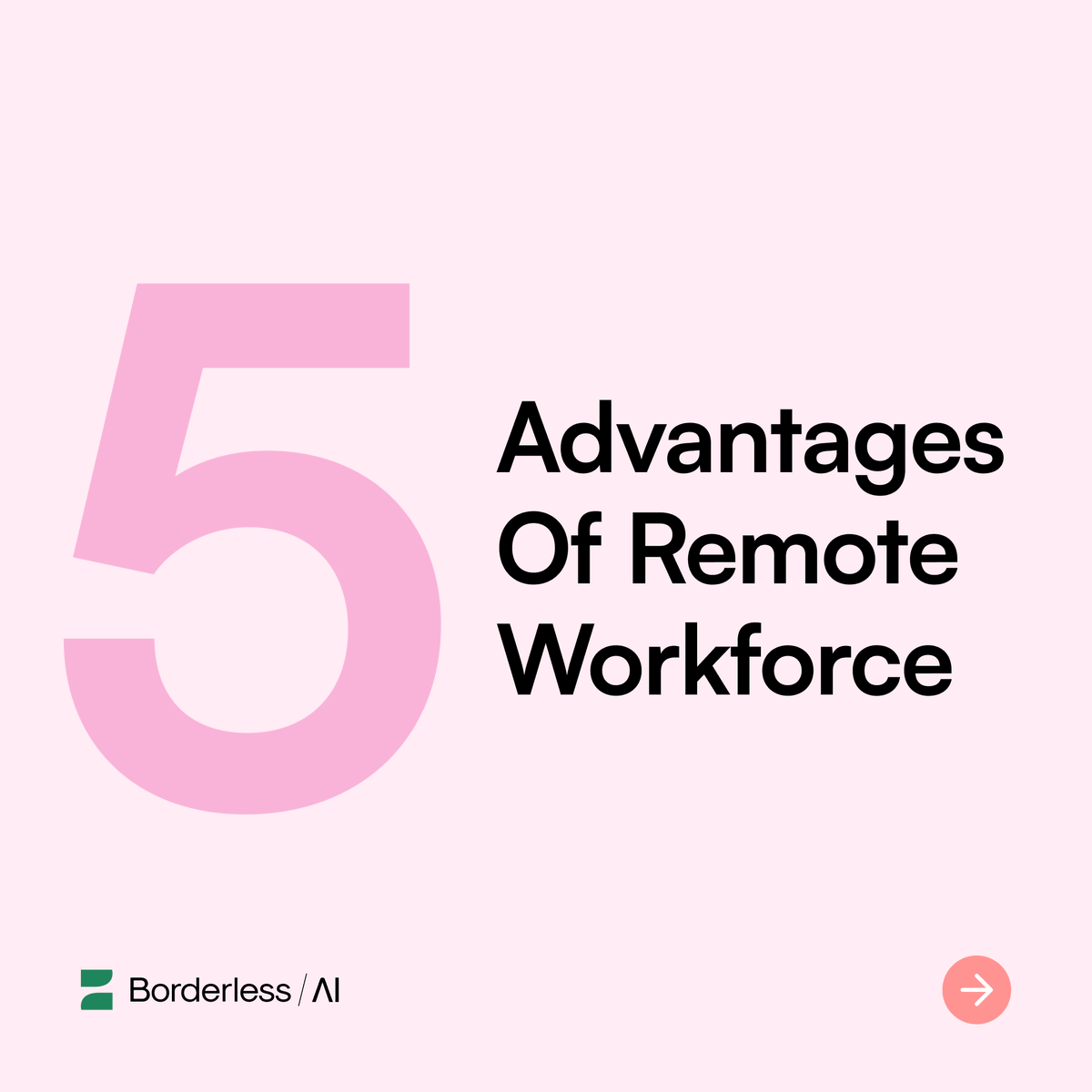 hireborderless's tweet image. Remote work is here to stay and in an increasingly digital and connected world, remote work offers countless advantages for your remote, global employees. 🌎 (1/6)

Have any questions? Reach out to us: bit.ly/3xF2OfH

#RemoteWorkforce #GlobalTeams #BorderlessAI