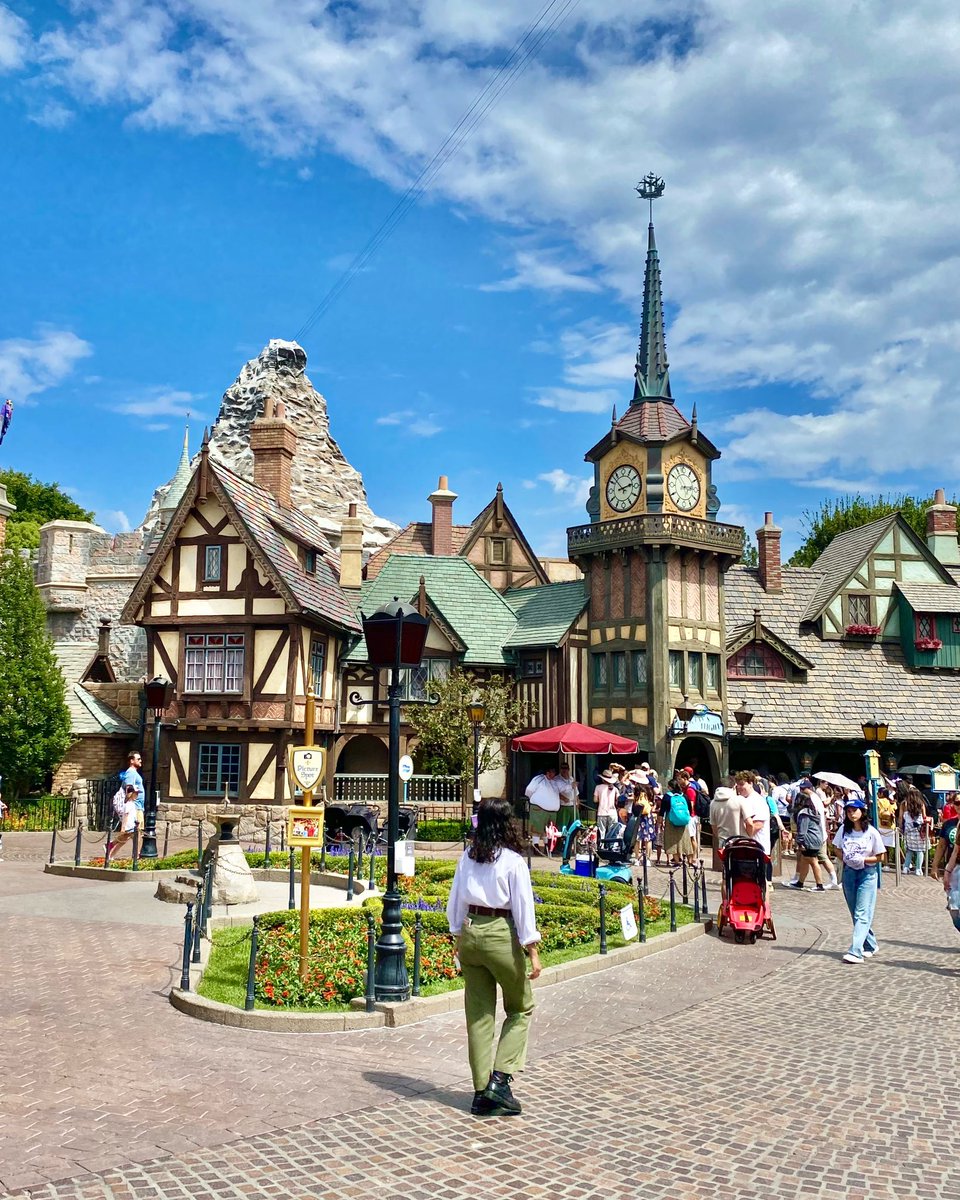 Fantasyland Village, Disneyland, California, USA. thedngr.com 4 art photography tshirts buttons magnets mirrors + ebay collectibles @ ebay.com/usr/thedngr #disney #disneyworld #disneyland #architecture #disneyphotography #disneytwitter #ride #rides #themepark