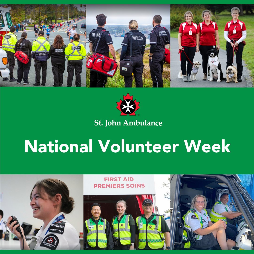 It's #NationalVolunteerWeek, and we're celebrating the heart and soul of our organization - our incredible volunteers! Interested in making a difference? Join our volunteer team and be part of something truly special. Sign up today: sja.ca/en/community-s…