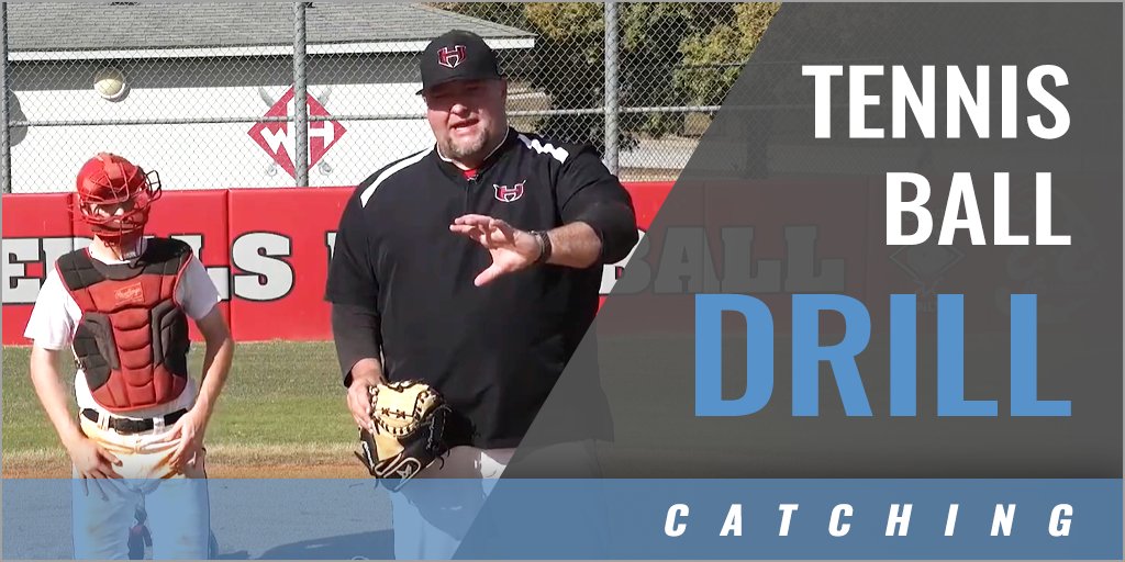 Catcher's Tennis Ball Drill with Grant Ramsey (@bizkit13egr) - Hillcrest High School (SC) (@HHSRamBaseball) Watch the video here: coachesinsider.com/baseball/catch…