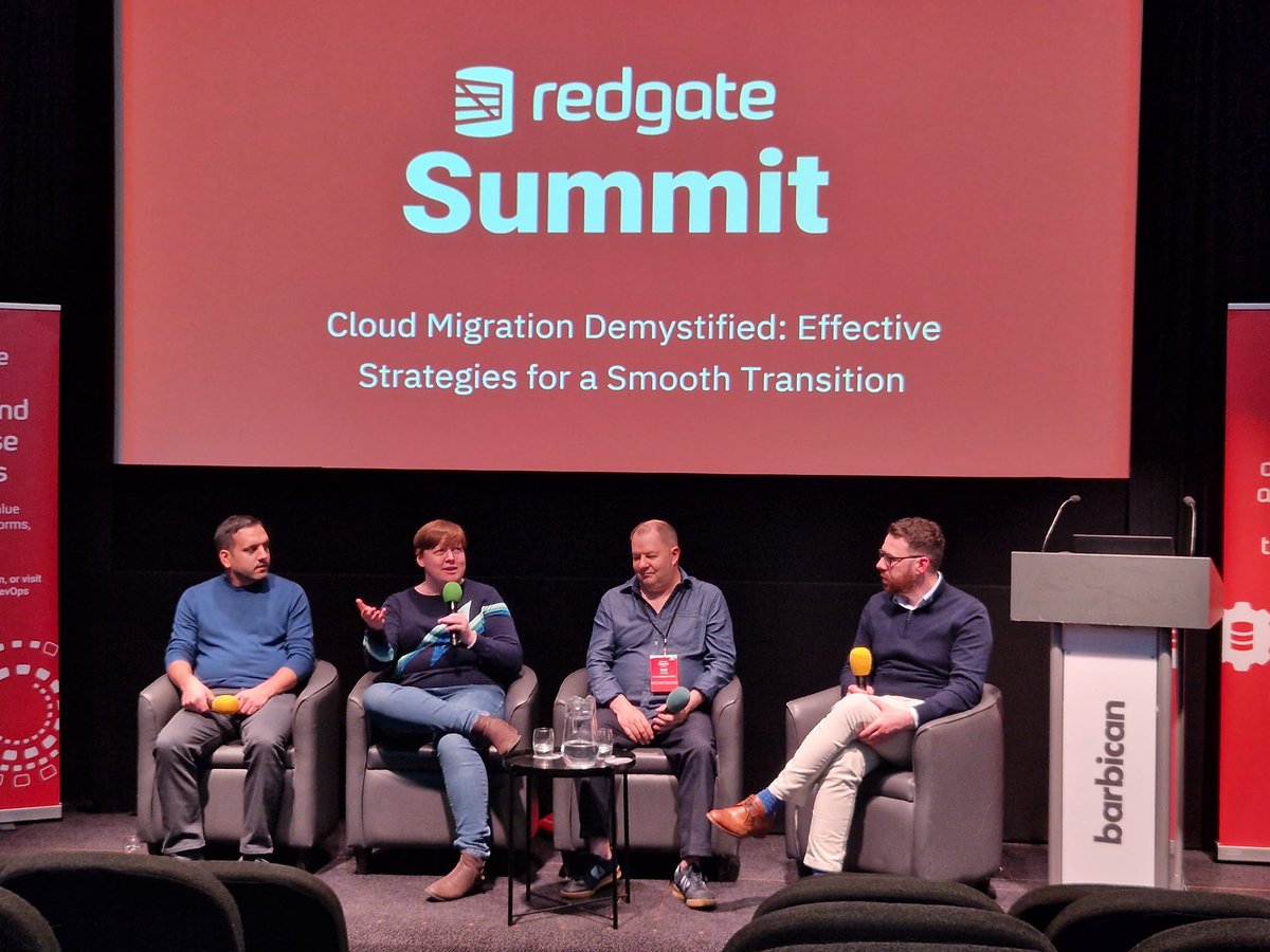 'Understand your end security goal and build that in from the very beginning.' @TheStephLocke stresses the importance of fundamentals when it comes to #cloud migration. #RedgateSummit