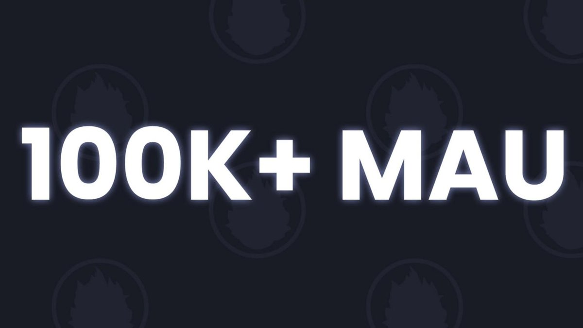 WE HAVE SURPASSED 100K MAU 🌱 It’s been amazing to witness the growth of the Planet Mojo Ecosystem. A lot’s on its way: we look forward to bringing fun… and competition to our gaming experiences!