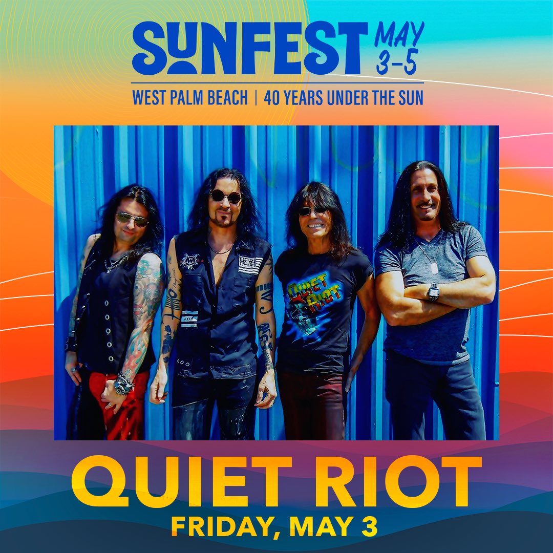 Get ready to rock because we’ve just turned up the volume on Friday, May 3rd! Quiet Riot is stepping in to replace The Fixx, so brace yourself for an electrifying set as they unleash their hard-hitting metal on the stage! 🎸@QUIETRIOT