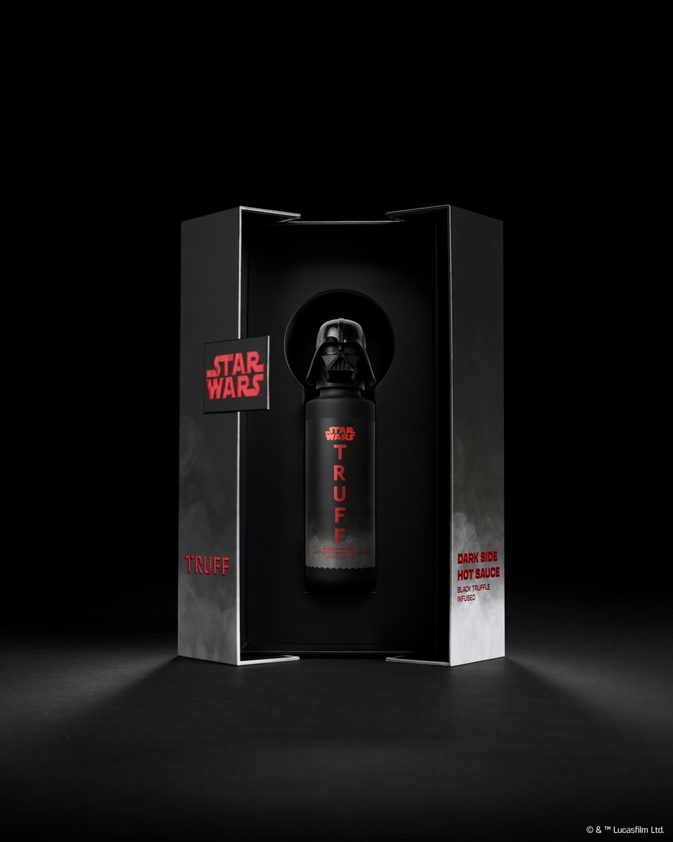 World, meet STAR WARS™ Dark Side Hot Sauce by TRUFF, an official collaboration with Lucasfilm. Our hottest hot sauce to date. Available to order on April 24 at 9 am PT. Sign up for the waitlist at IGN.com/TRUFF