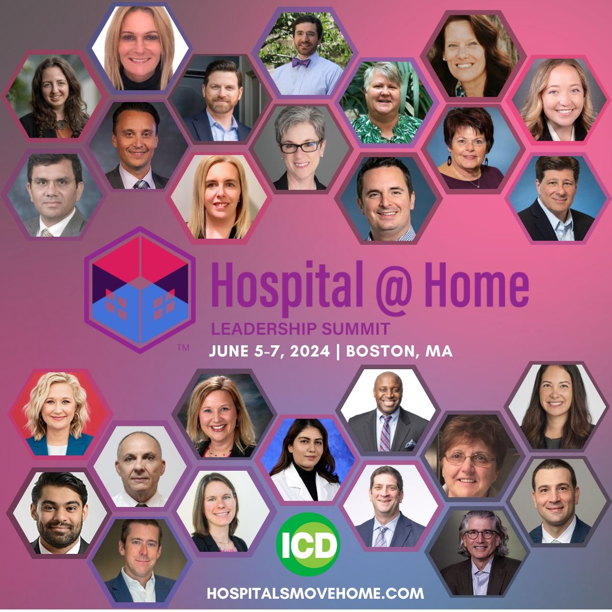 Register now for the 3rd Edition Hospital @ Home Leadership Summit in #Boston, June 5-7! Join #UMassMemorial's Dr. Eric Alper and Taki Michaelidis as they discuss #HospitalAtHome innovations for growth and long-term strategy! Learn more here: icdevents.com/conferences/ho…