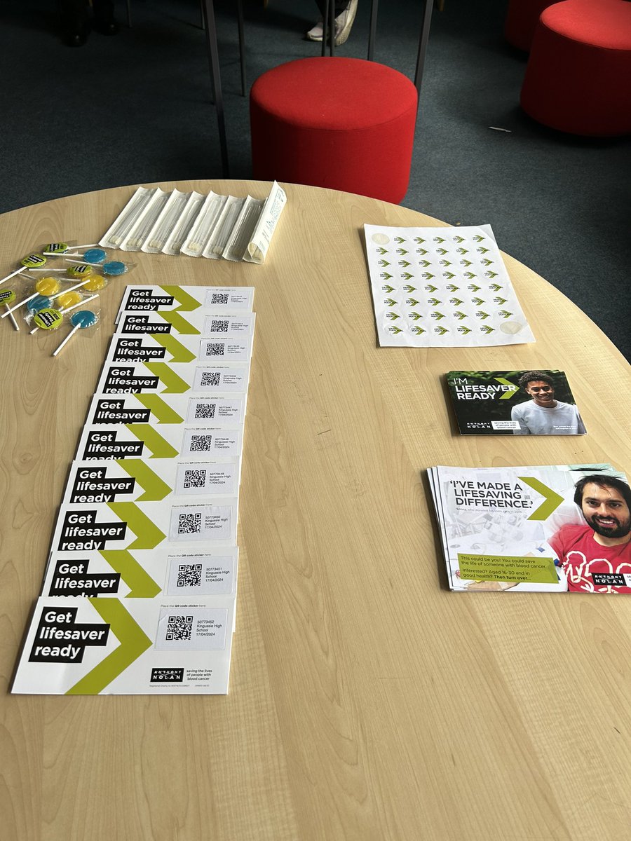 Thanks to <a href="/fire_scot/">Scottish Fire and Rescue Service</a> crews and Kingussie high school today for another 42 potential life savers for <a href="/AnthonyNolan/">Anthony Nolan</a> Well done to all involved