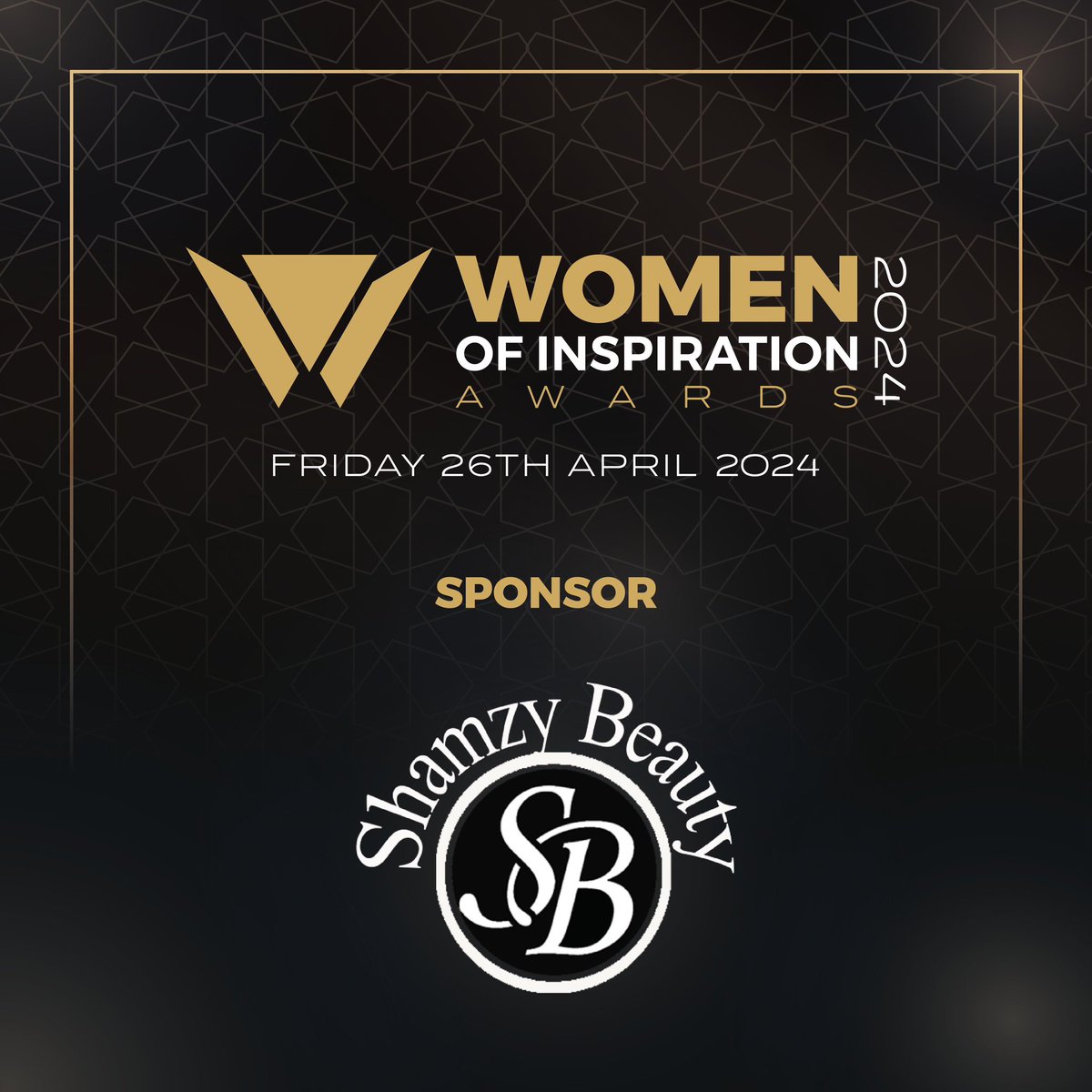 The Women of Inspiration Awards are delighted to announce our sponsor, @shamzybeauty We are grateful for their support in empowering and celebrating inspiring women. join us as a sponsor and be part of this incredible event, email us at awards@empoweringeducation.co.uk