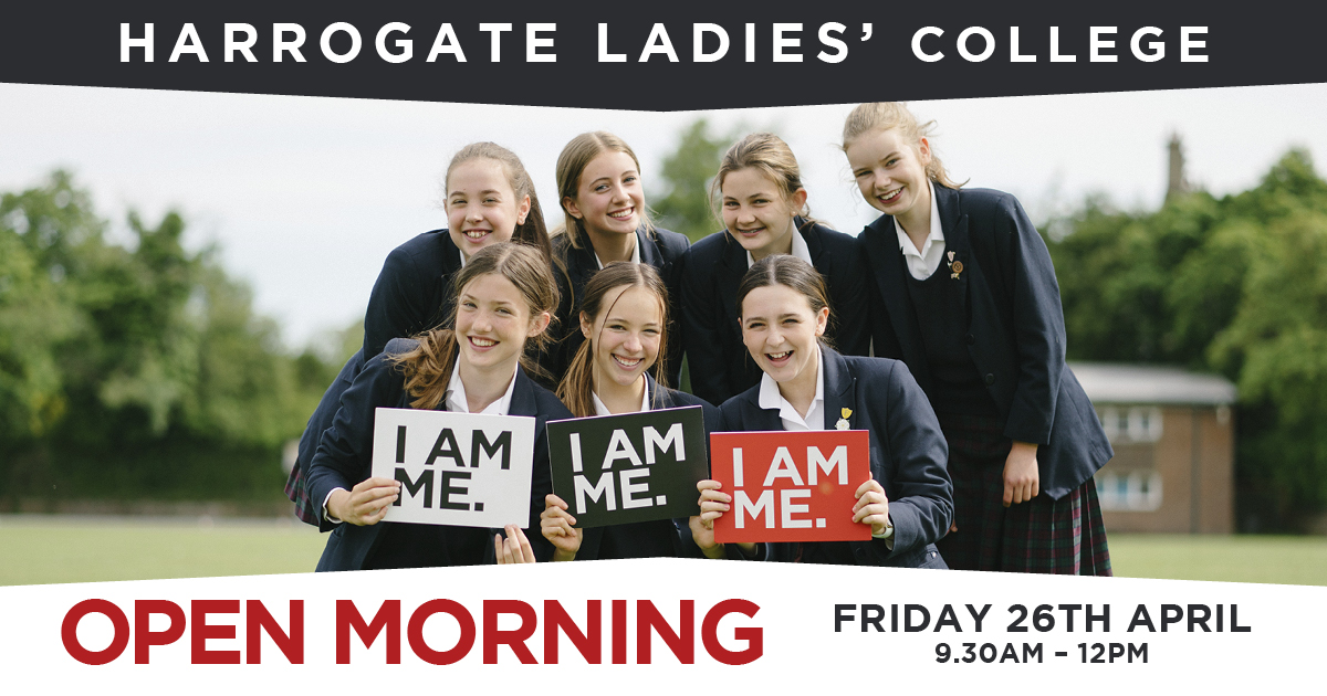 COLLEGE OPEN MORNING - FRIDAY 26 APRIL. We’ll be opening the doors to our family of schools again, why not come along and find out what makes us different! To register, please visit hlc.org.uk/admissions/ope… #openday #openmorning #harrogateladiescollege