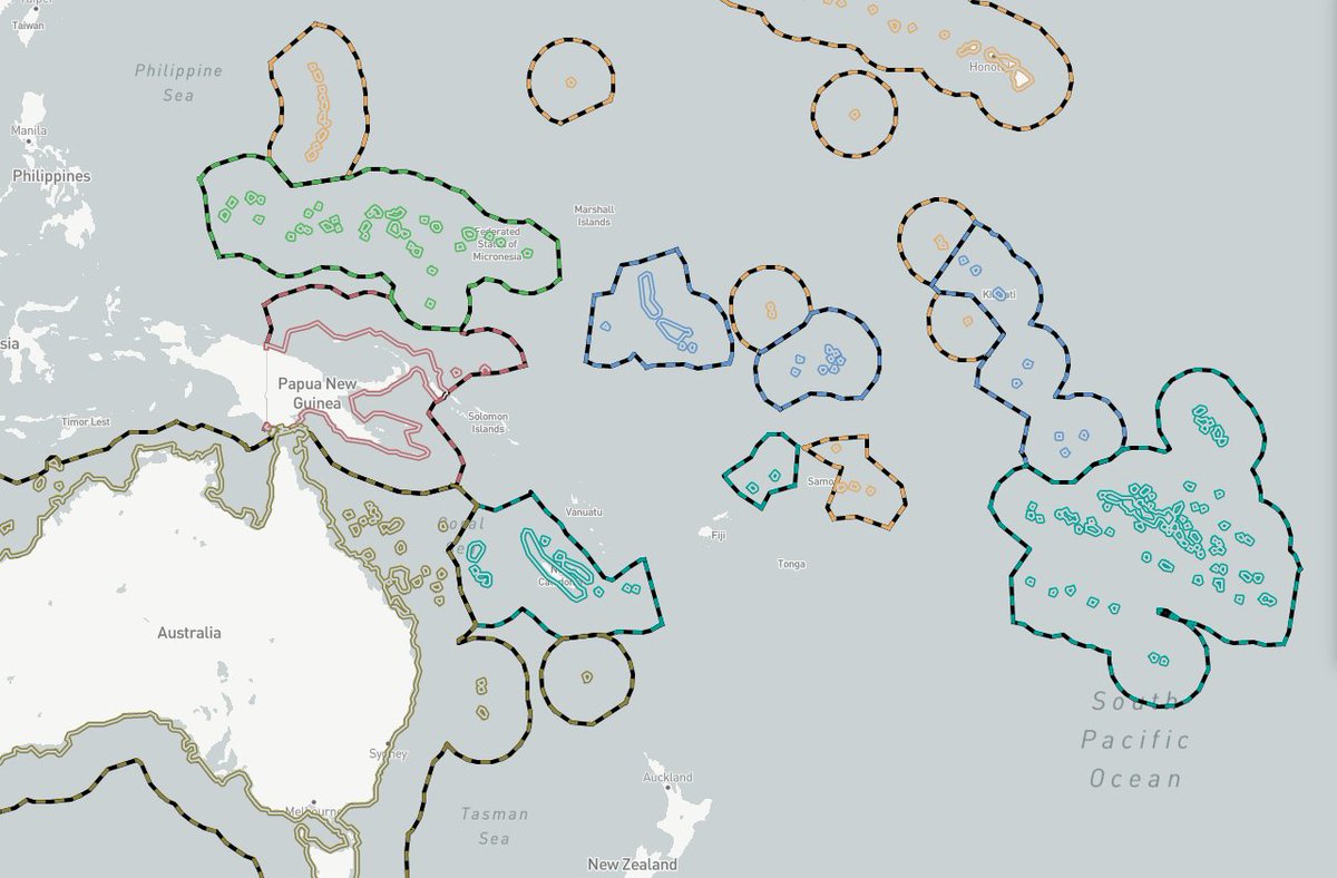 AMTI’s expanded Maritime Claims of the Indo-Pacific map includes all the Pacific Islands and more. Select from nearly 40 countries and toggle by claim type to explore: cs.is/2jvpjeV