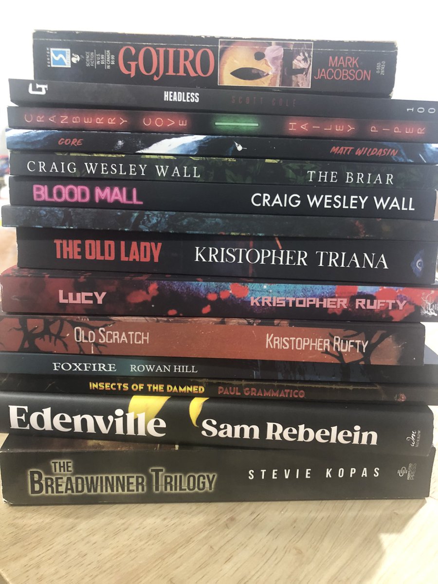 The recap video is experiencing technical difficulties, but in the meantime, here is my obligatory AuthorCon book haul pic!