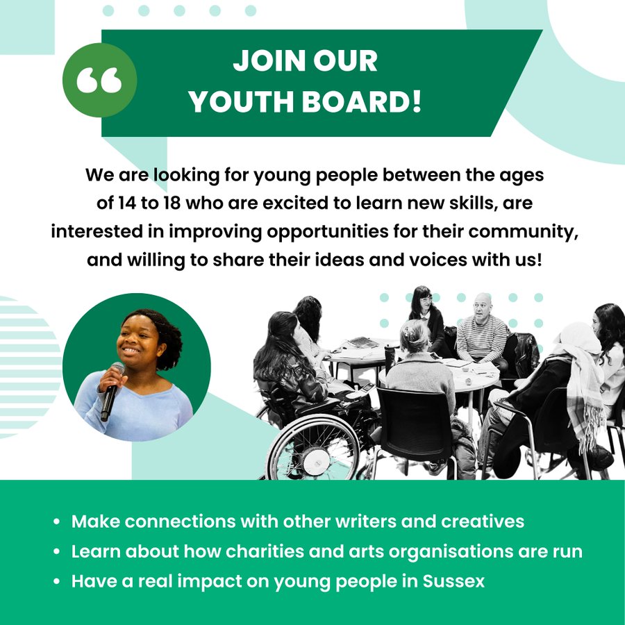 Our friends @littlegreenpig1 are looking for young people aged 14-18 to join their Youth Board. You’ll get to help improve opportunities for your peers, connect with other creatives & learn how charities & arts organisation are run. Find out more👇 littlegreenpig.org.uk/youth-board