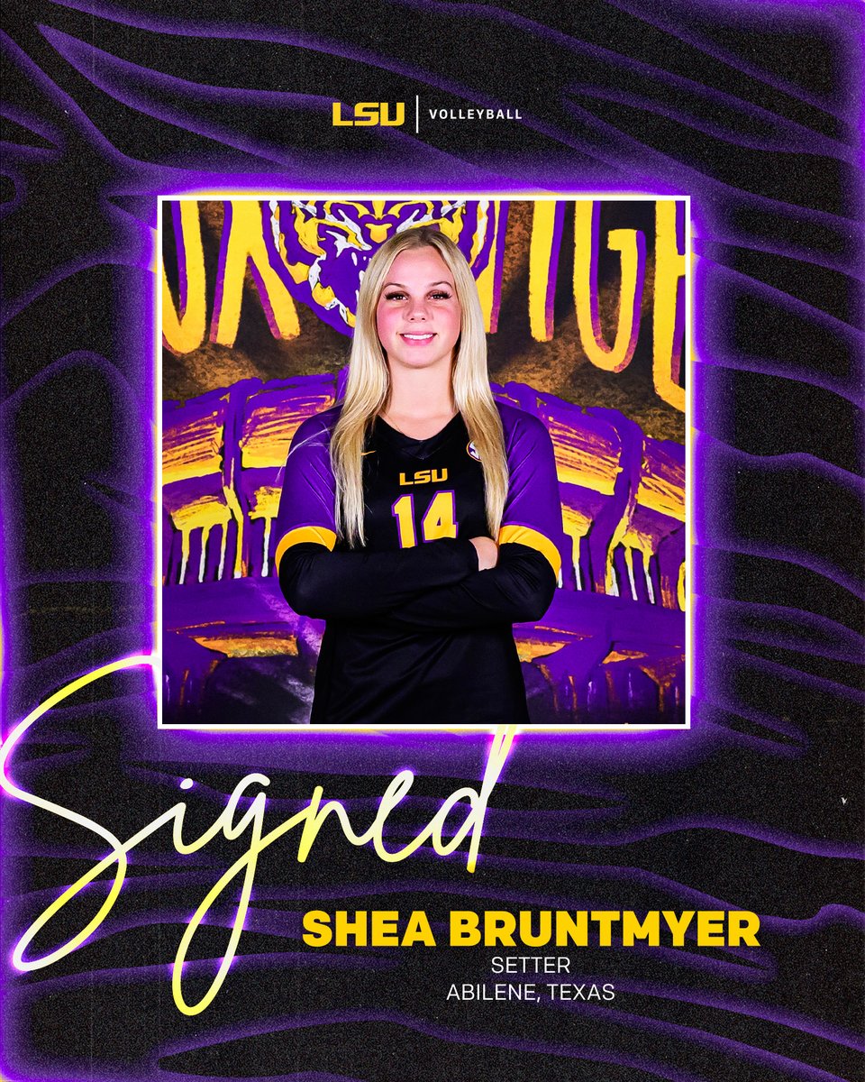 🚨 𝐓𝐈𝐆𝐄𝐑 𝐀𝐋𝐄𝐑𝐓…𝐓𝐈𝐆𝐄𝐑 𝐀𝐋𝐄𝐑𝐓 🚨 Introducing Shea Bruntmyer, a true freshman from the Lone Star State! #GeauxTigers