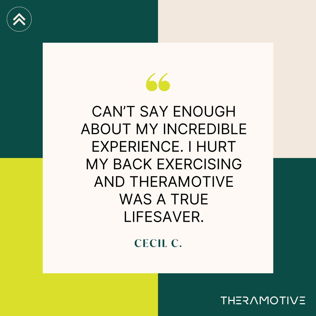 ⚡️Our patients share how #TheraMotive 
physical therapy has transformed their lives. 

Discover the real difference we can make  🔍🙌

#PhysicalTherapy #PatientSuccess #HealthcareImpact 
#QualityCare
