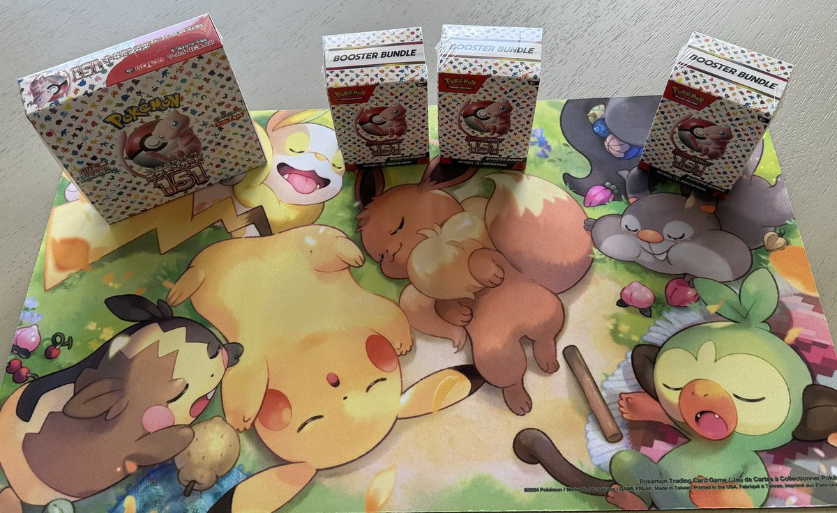 🚨🚨SPECIAL 1.5 GIVVY ALERT 🚨 ⭐️1st winner: (1) 151 Booster Box (JP) 🌟2nd winner up: (2) 151 Booster Bundles (ENG) ✨3rd winner up: (1) 151 Booster Bundle (ENG) 📣📣WINNERS TO BE PICKED 4/27. YOU🫵🏻 have to be in it to WIN it 😜 💥💥How to enter💥💥 Follow 🙋🏻‍♀️ Like ❤️