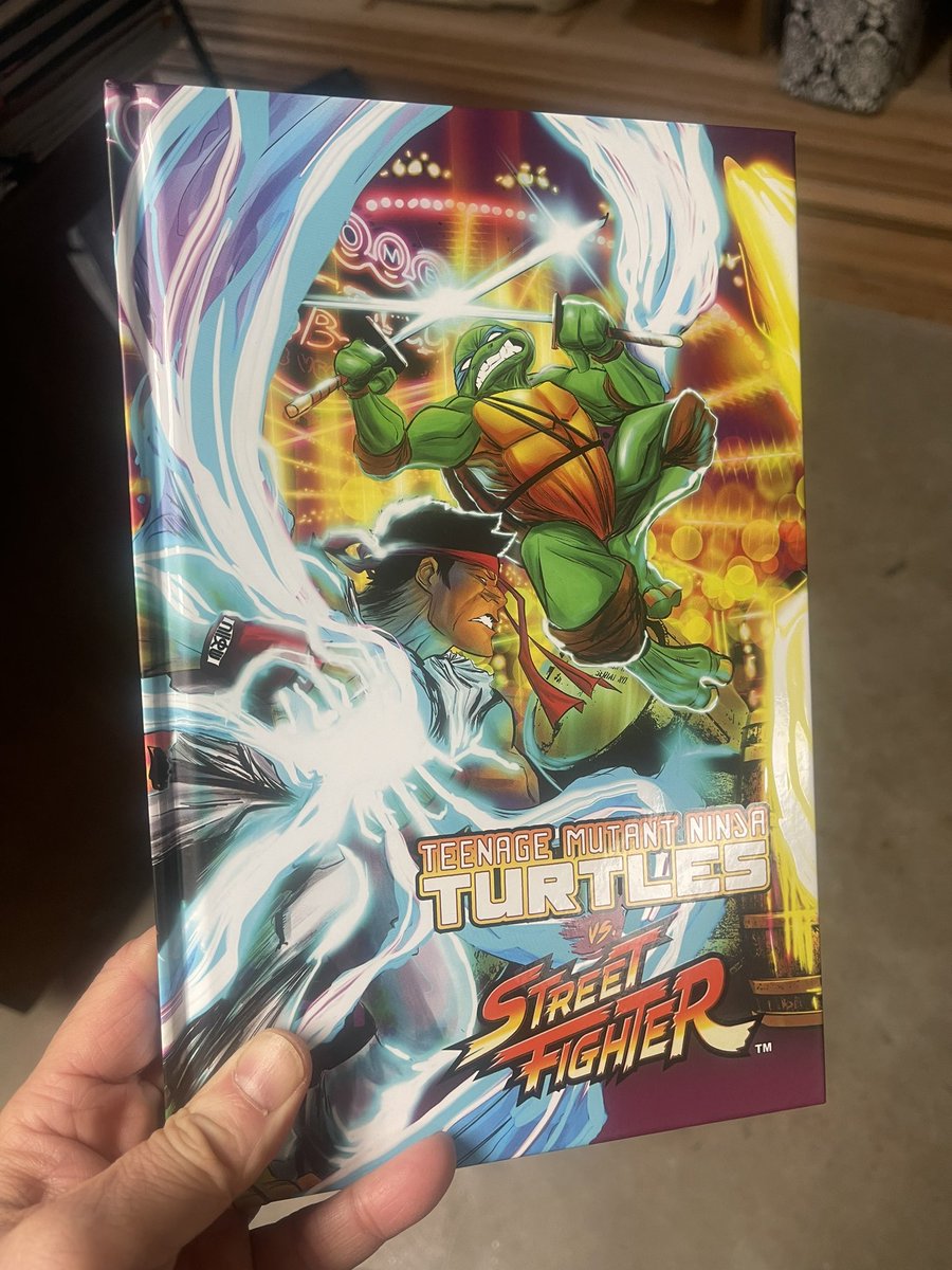 It’s arrived! TMNT in a hardcover. Loved working on this one!