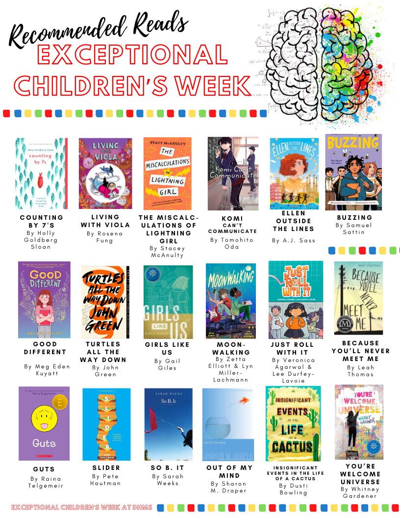Even more recommended reads celebrating all kinds of kids! @dcsdedmedia