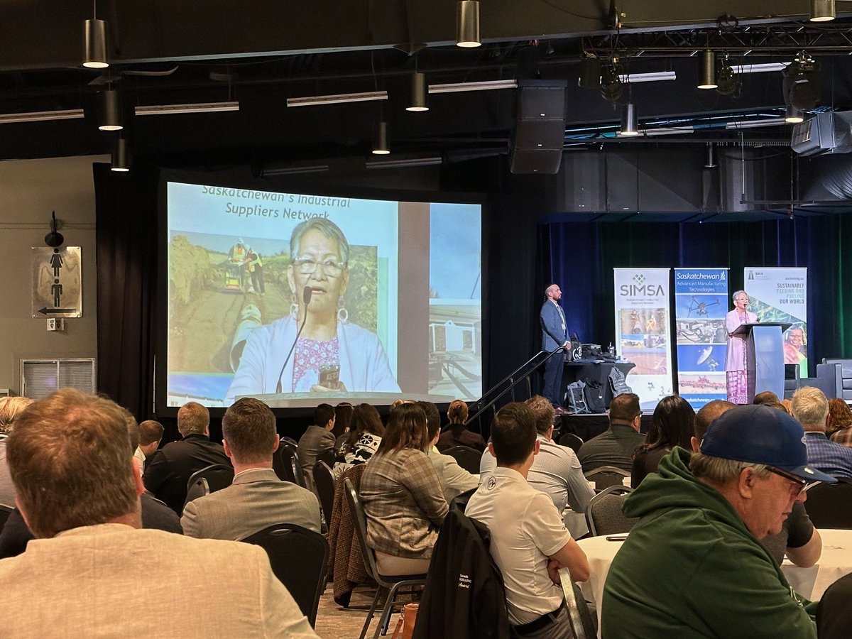 AthabascaBasin's tweet photo. Thank you to the @SaskMiningAssoc and @SIMSAca for hosting the 8th Indigenous Mining Supply Chain Forum. Always a great event, and glad to see how it's grown.
#uranium #athabascabasin #saskmining #indigenousbusiness https://t.co/wVZ0tjc6H7