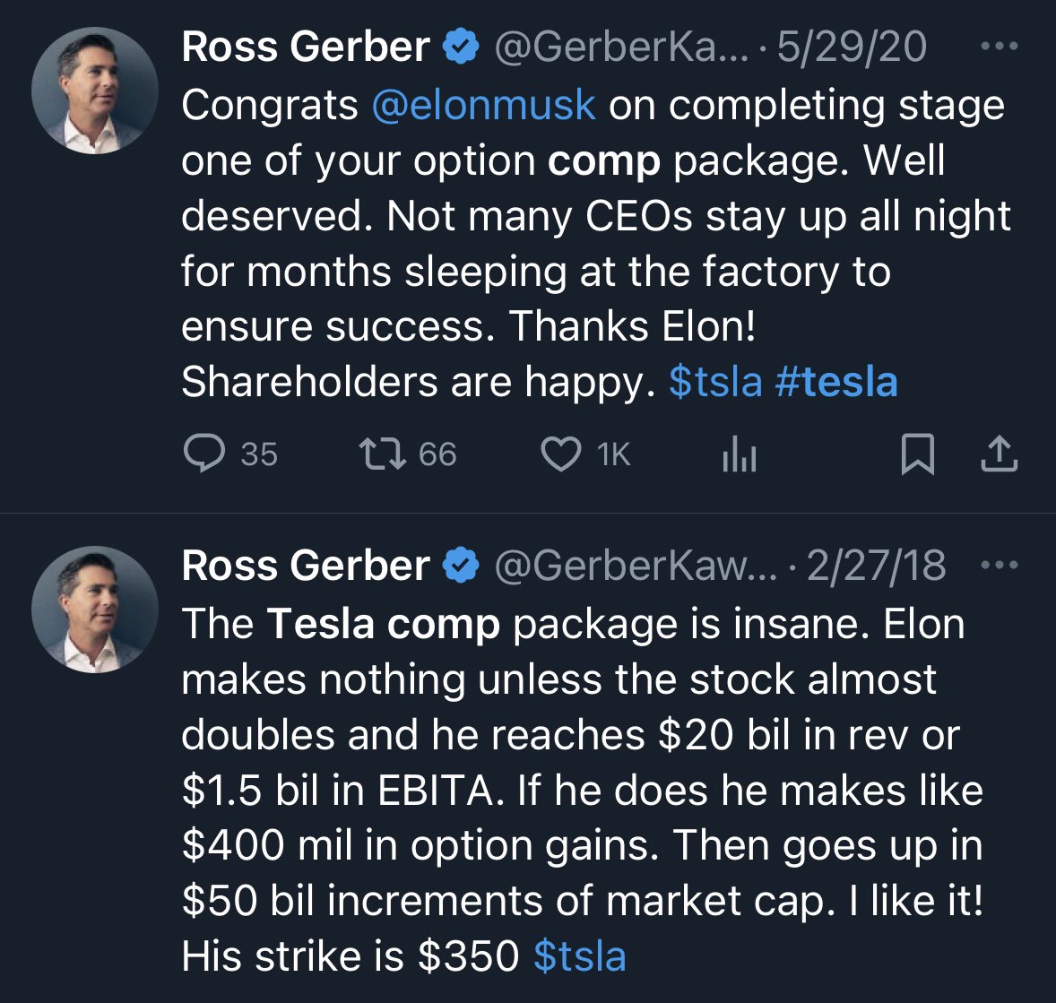 Just a reminder for later today when Lost Gerbil will say he’s voting no on Elon’s compensation package