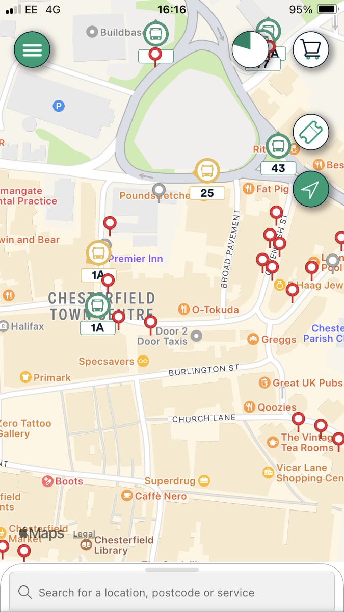 bigbeargaz's tweet photo. @StagecoachYrks seriously the number 1 in chesterfield!!! If there’s issues state it on the app!! It went to to ten minutes away at just after 4 to 22 minutes away 23 minutes later! Absolutely awful service. Same happened the other day too. 😡😡😡 https://t.co/bdMt6gKnhH