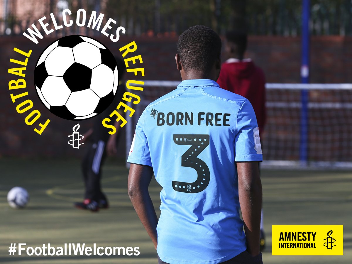 Football clubs are at the heart of their communities and can play an important role in creating respect and friendship across cultures. ⚽ Find out how you can get involved with Amnesty's Football Welcomes programme 👇 amnesty.org.uk/football-welco…