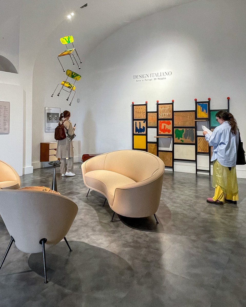 Visiting @iSaloniofficial? 🇮🇹 Come to our Milan office today to preview a selection of major pieces from the Italian Design sale taking place in Paris on May 29! 👀 Exhibition: until 20 April, 11am - 7pm 📍Corso Venezia, 22 20121 Milano, Italia