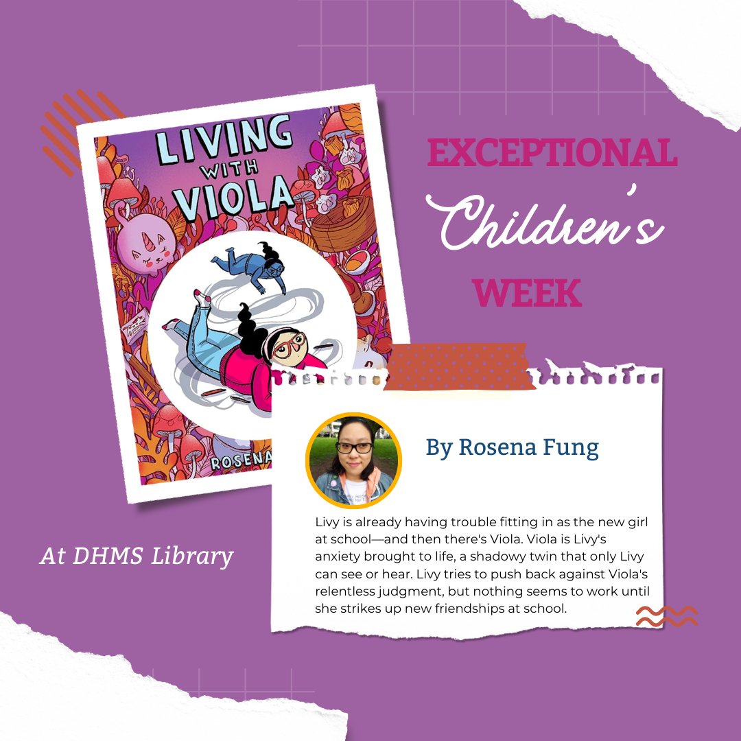 We are celebrating Exceptional Children's Week in DCSD Schools. Our library is proud to offer books reflecting the experiences of all kinds of people! @DCSDEdMedia @DeKalbSchools