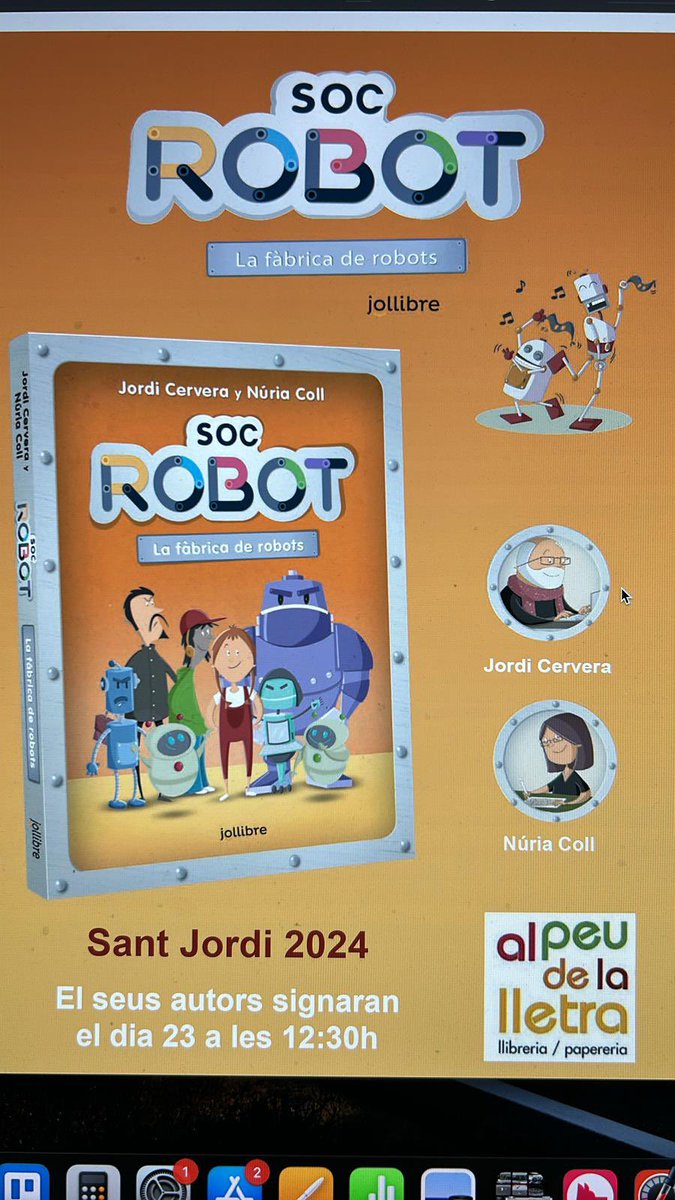 JordiCervera's tweet photo. Voleu Robots? Doncs a can @alpeudelalletra , on sinò? @NuriaCollillust @jollibre @LoQueLeoSanti https://t.co/9YNtS8RdDM