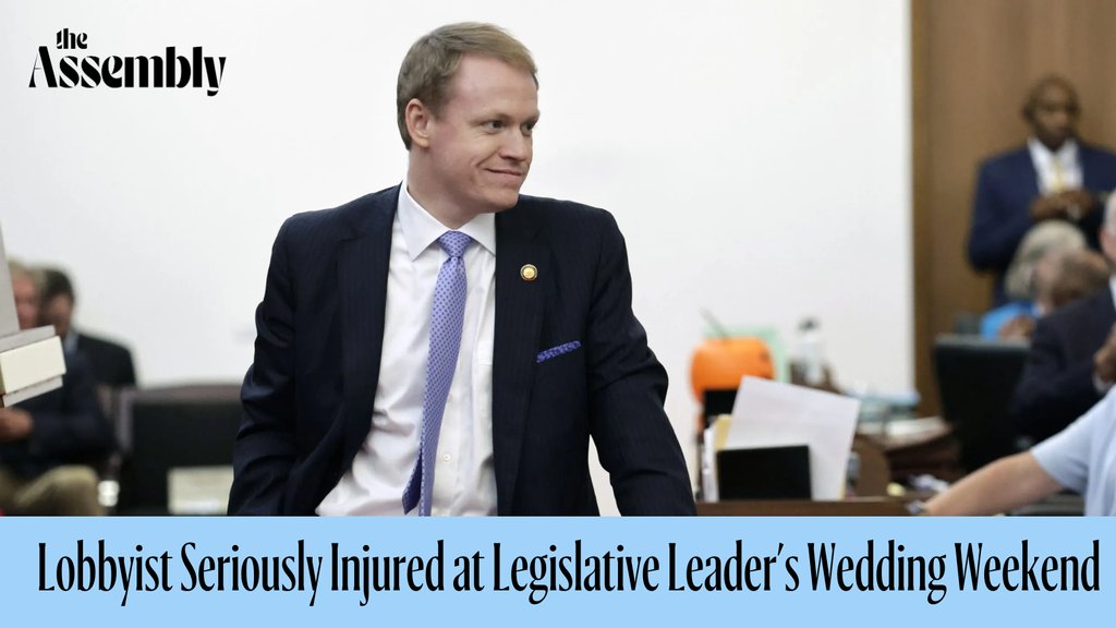 Destin Hall, who’s in line to become N.C. House speaker, was in a truck that briefly left the scene after a friend fell off the back. The Assembly obtained the 911 tape showing confusion at the site. ⬇️ theassemblync.com/politics/desti…