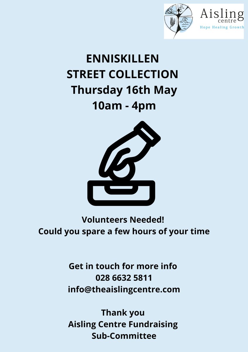 Do you have a little time to spare? Volunteers needed. Supporting our Counselling & Play Therapy services #Enniskillen #Fermanagh