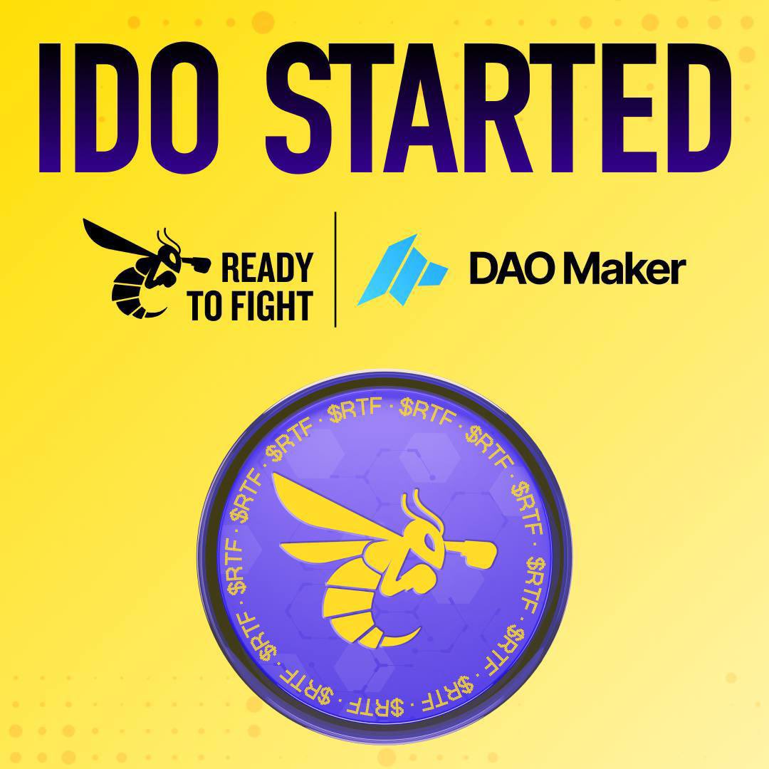 🔥🔥 $RTF IDO @daomaker'da Başladı 🎆 💥 #DAOMaker Pad'e şimdi erişin 🔥 ℹ️ $RTF IDO Ayrıntıları 👇 • Token Fiyatı: 0,10 USDT • Claim : Doğrudan DAO Maker'da • Kabul Edilen Para Birimi: USDT • Hak Kazanma: TGE'de %25 • Katılım 👇 app.daomaker.com/project/ready-… Katılan Herkese