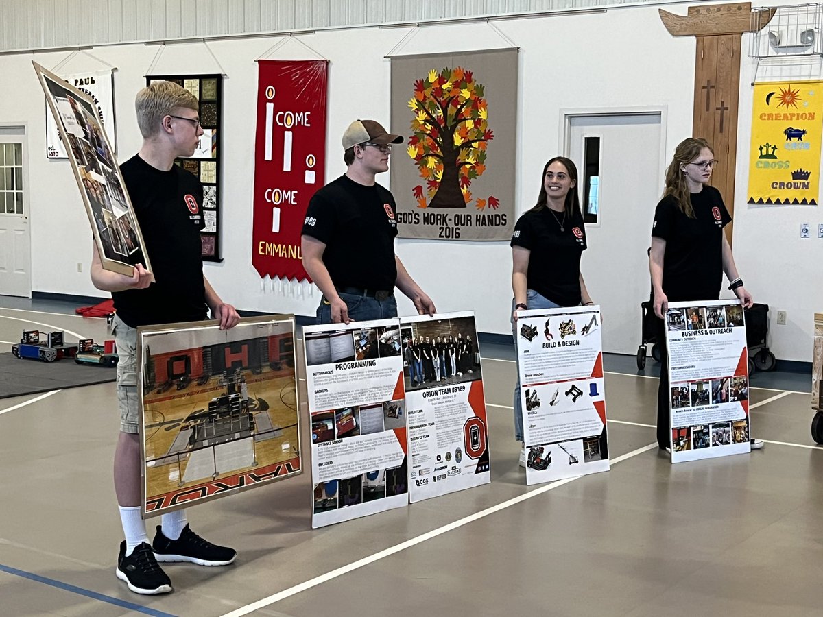 ohsrobots's tweet photo. Thank you to Orion Lions Club for inviting us in as guest speakers for their meeting! The Lions Club is a huge and important sponsor for our team. Not only do they put on our meet concessions, but they support us every step of the way. 🦁 https://t.co/GwisLKXkzK