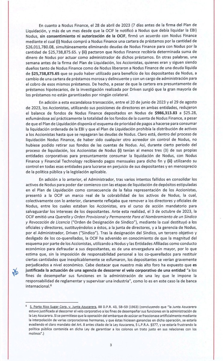 jesusmedinae's tweet photo. ¡Atención! Tribunal en Puerto Rico ordenó la restitución de 27 millones de dólares a los ahorristas en su mayoría venezolanos del "Nodus Bank" de los banqueros también venezolanos Tomas Miembro Concha y Juan Ramírez Silva. Luego de cometer fraudes bancarios. https://t.co/ifDWy7UFgH
