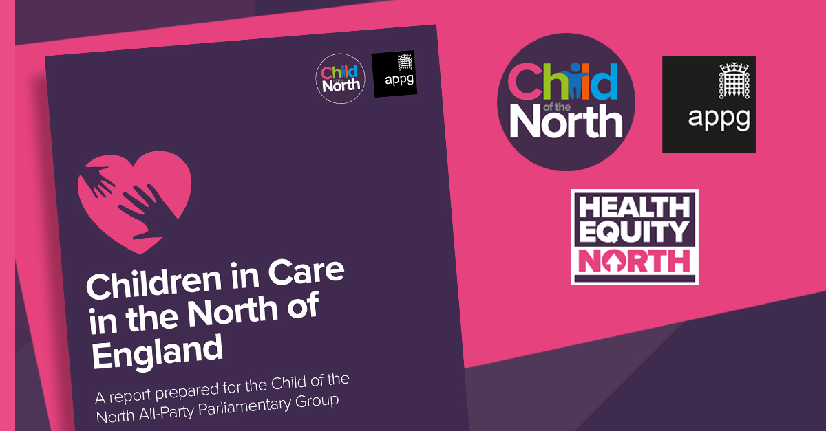 A new Child of the North APPG report published today by @_HENorth reveals the disproportionately high rates of children in care in the North and the £25bn cost placed on stretched services @UniOfYork @LivUni @EmmaLewellBuck @MaryRobinson01 
healthequitynorth.co.uk/children-in-th…