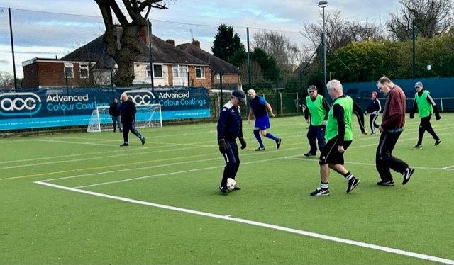 THESE GUYS ARE LOVING HAVING THE SECOND CHANCE TO PLAY. WALKING FOOTBALL FOR ALL AGES OVER 40! SEE OUR FULL MENU HERE - linktr.ee/sportbirmingham #OVER50 #OVER70 #OVER60 #womenswalkingfootballuk #funfitnessfriendship #ageuk #over40 #NationalWalkingMonth #BirminghamMind