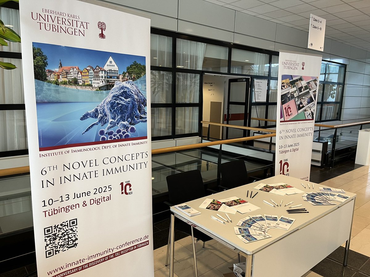 If you think you want more innate #immunity even after this great #Toll2024 week, come and speak to us about #NCII 2025 conference in @uni_tue Tübingen, Germany where the Toll story began! Find me at our stall (3rd floor foyer) and join us in June 2025!