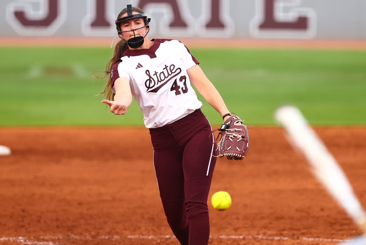 With last night's 𝙙𝙤𝙢𝙞𝙣𝙖𝙩𝙞𝙣𝙜 𝟭𝟲-𝟭 win over Memphis, Mississippi State softball improved to: ∙ 𝟯𝟬-𝟭𝟮 𝗢𝘃𝗲𝗿𝗮𝗹𝗹 ∙ 𝟲-𝟰 𝗶𝗻 𝗪𝗵𝗶𝘁𝗲 𝗦𝗰𝗿𝗶𝗽𝘁 '𝗦𝘁𝗮𝘁𝗲' 𝗝𝗲𝗿𝘀𝗲𝘆𝘀 ∙ 𝟭𝟬-𝟰 𝗶𝗻 𝗠𝗮𝗿𝗼𝗼𝗻 𝗣𝗮𝗻𝘁𝘀 📸: @HailStateSB #HailState🐶🥎