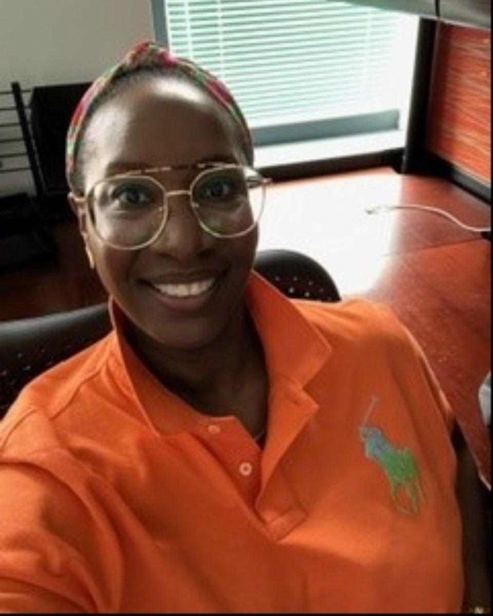 FHWA's Nichole Neal is wearing orange today in support of #WorkZone safety. #Orange4Safety #OrangeForSafety #NWZAW #NWZAW2024 #SafeWorkZonesForAll #SafeWorkZones