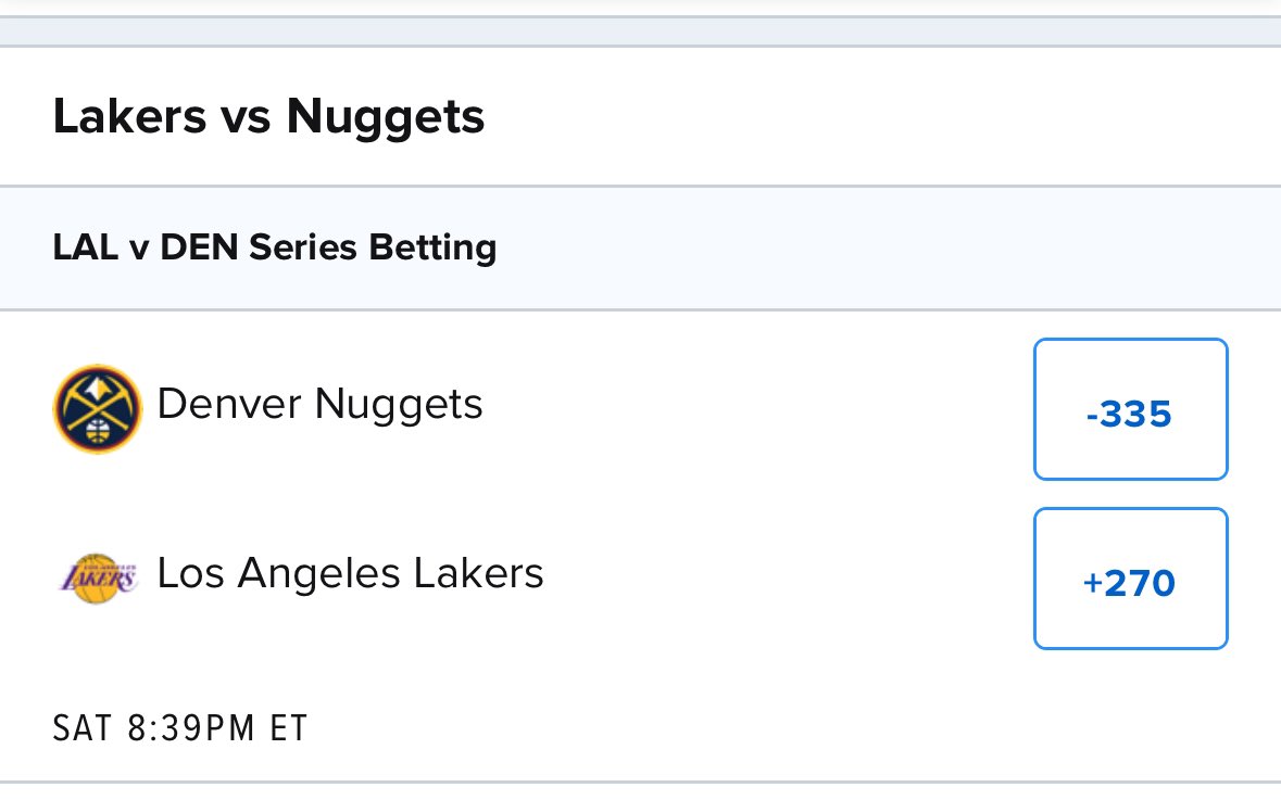 So the lakers win and looks like they are given a ~26% chance to beat the nuggets. Honestly higher than I thought…

If the lakers had a >45% chance to beat the thunder it’d still be better to lose. Although looks like Sac/NoP is a pick ‘em so maybe not anymore haha