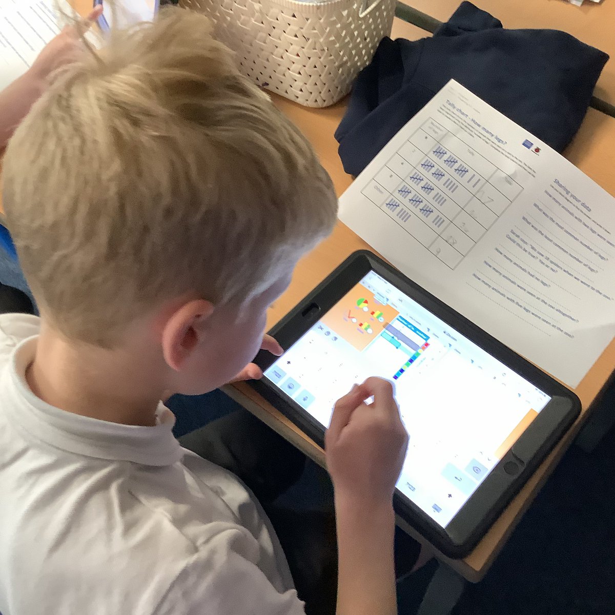 In #ComputingTPA we used our data to create a Block Diagram. This is a different way of presenting our data, we previously used Pictograms. We were able to answer questions about data collected using the Block Diagram. #Class12TPA