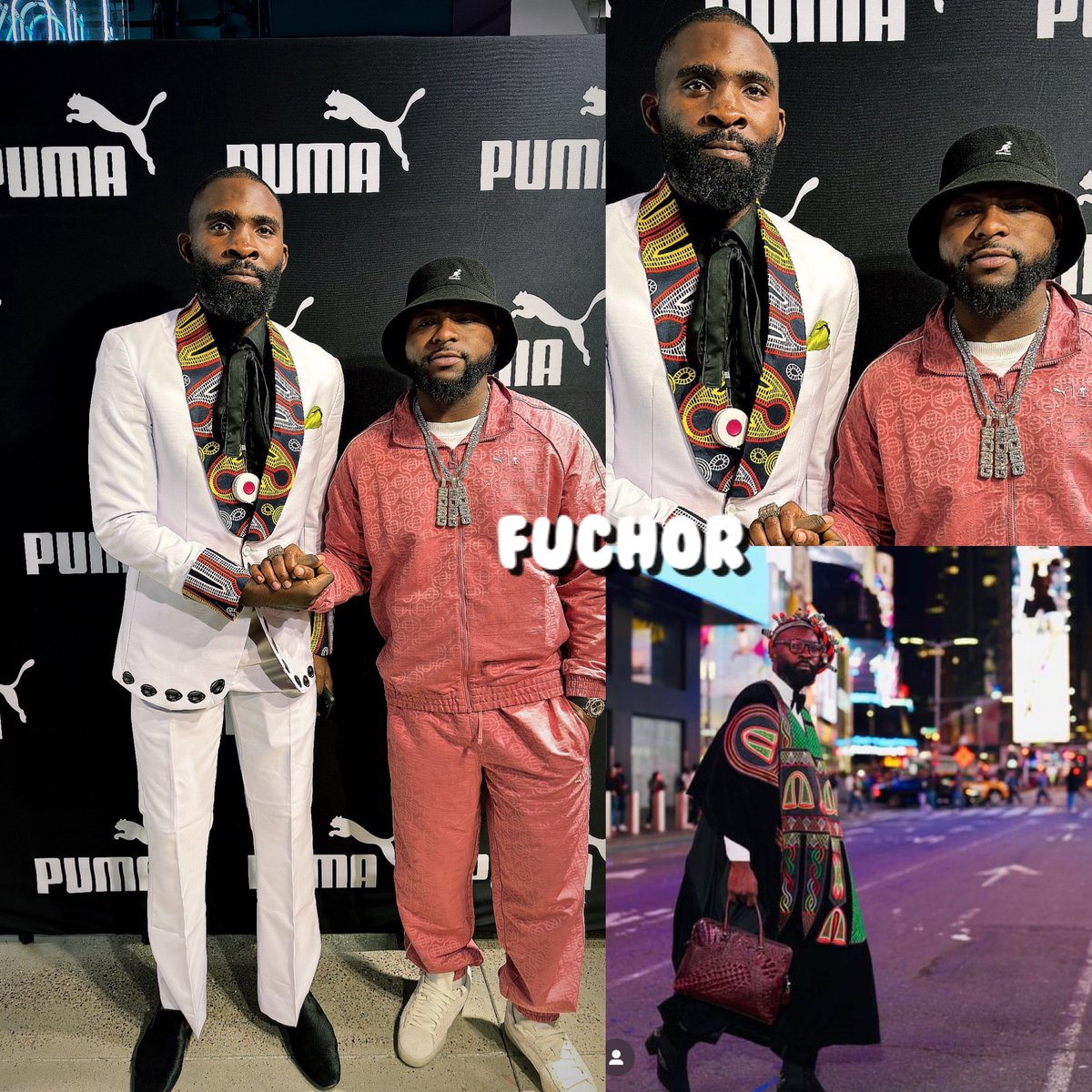 From Bamenda to the World🚀
      Davido hangs out with  237🇨🇲 fashion designer, Sawali Noir of Walk To Paris 24 hours to his show at the 19,500 capacity Madison Square Garden🇺🇸 !!! Who knows ? OBO might just appear on stage with an outfit produced by this genius designer ✨!!