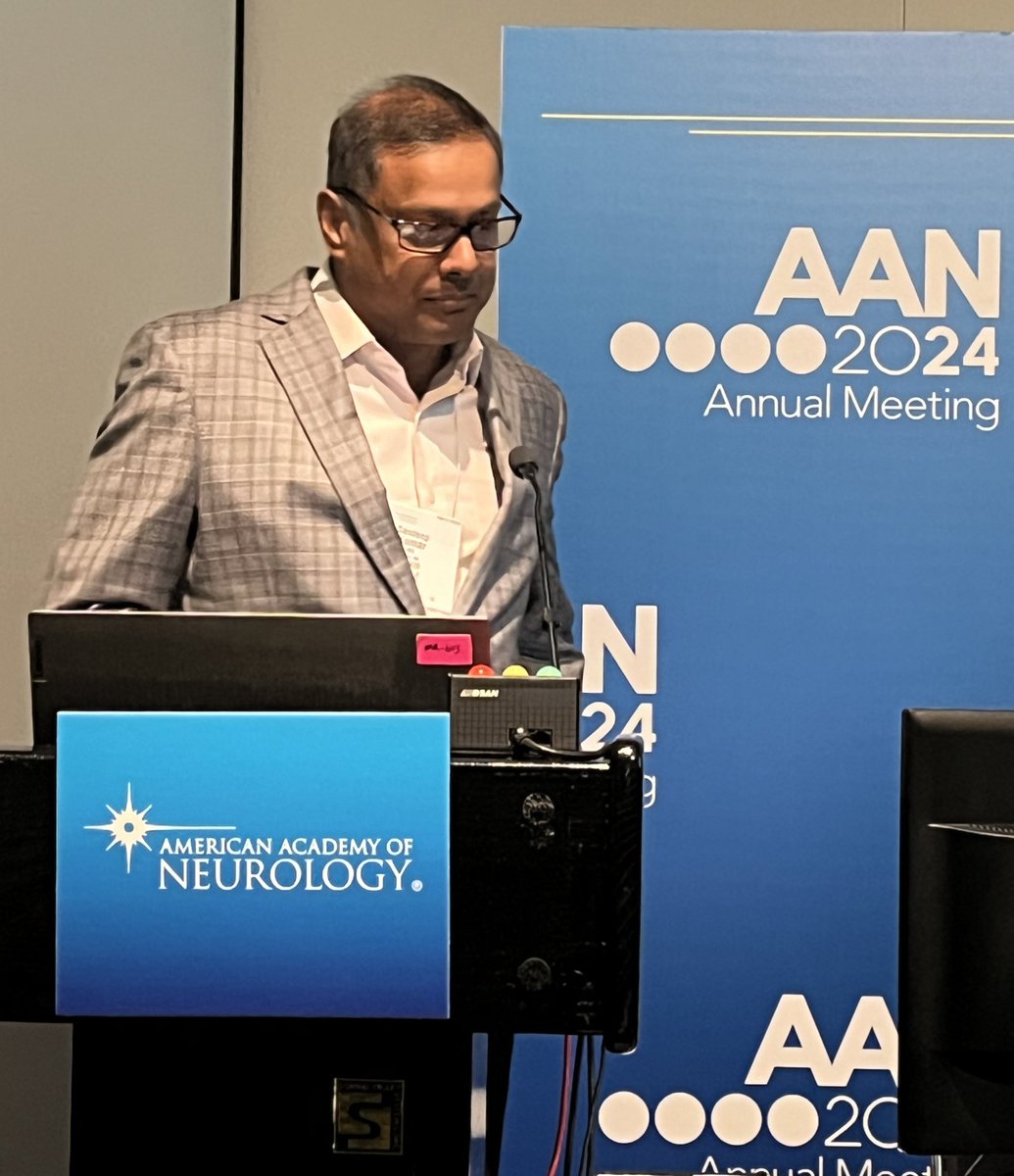 Thanks @AANmember for inviting us to present the #Neurorehabilitation Update Symposium at #AANAM. Much respect to my dedicated colleagues: @ShengLiMDPhD, Dr. Wayne Feng, (newly inducted #FAAN) & Dr. Sandeep Kumar, who spoke & immediately ✈️ for #stroke call @BIDMChealth 🚑🧠.