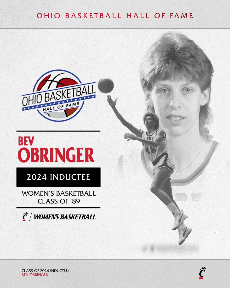 Congratulations to Bev Obringer on being selected into the Ohio Basketball Hall of Fame 🌟 🔗: bit.ly/3Q809kK @OhioBKBHOF | #TheSisterhood