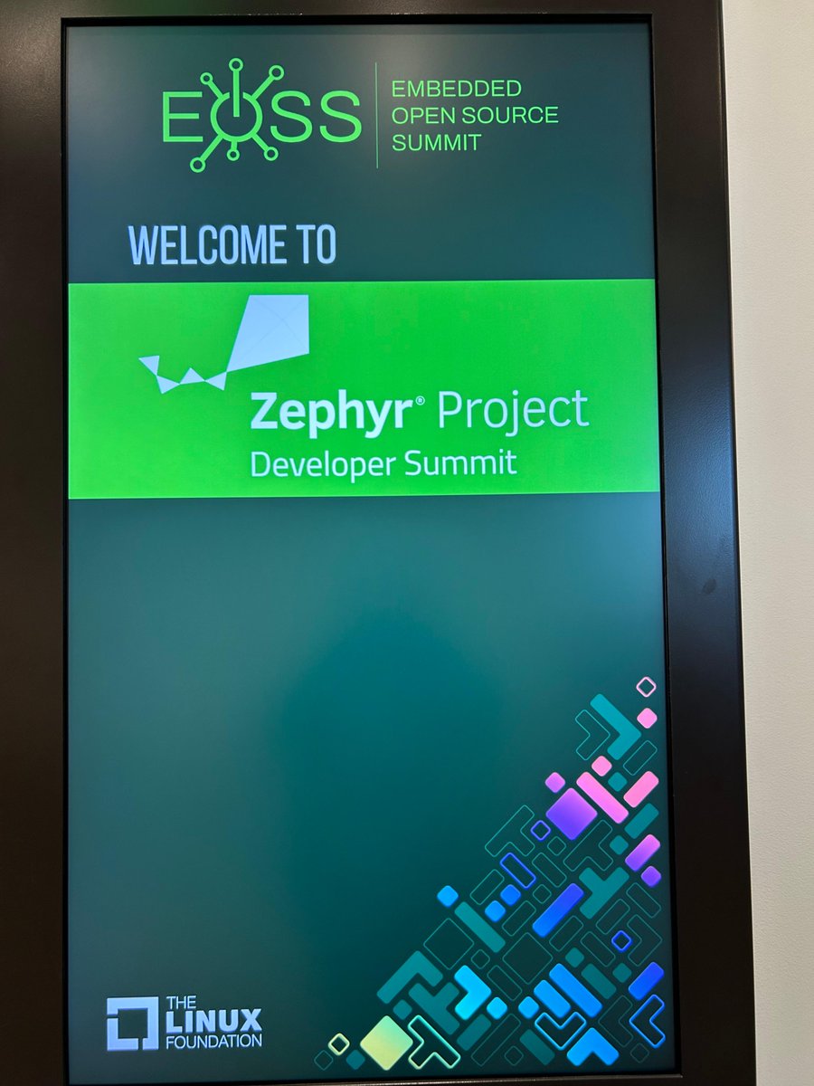 We have another packed agenda at #ZephyrDevSummit today! We have talks from @antmicro @GoliothOfficial @LinaroOrg @croxel
@tenstorrent @Google @intel @linumiz @CSIRO @NXP! Add these @ZephyrIoT sessions to your sched or watch the livestream: hubs.la/Q02t9sNP0 #ZephyrRTOS