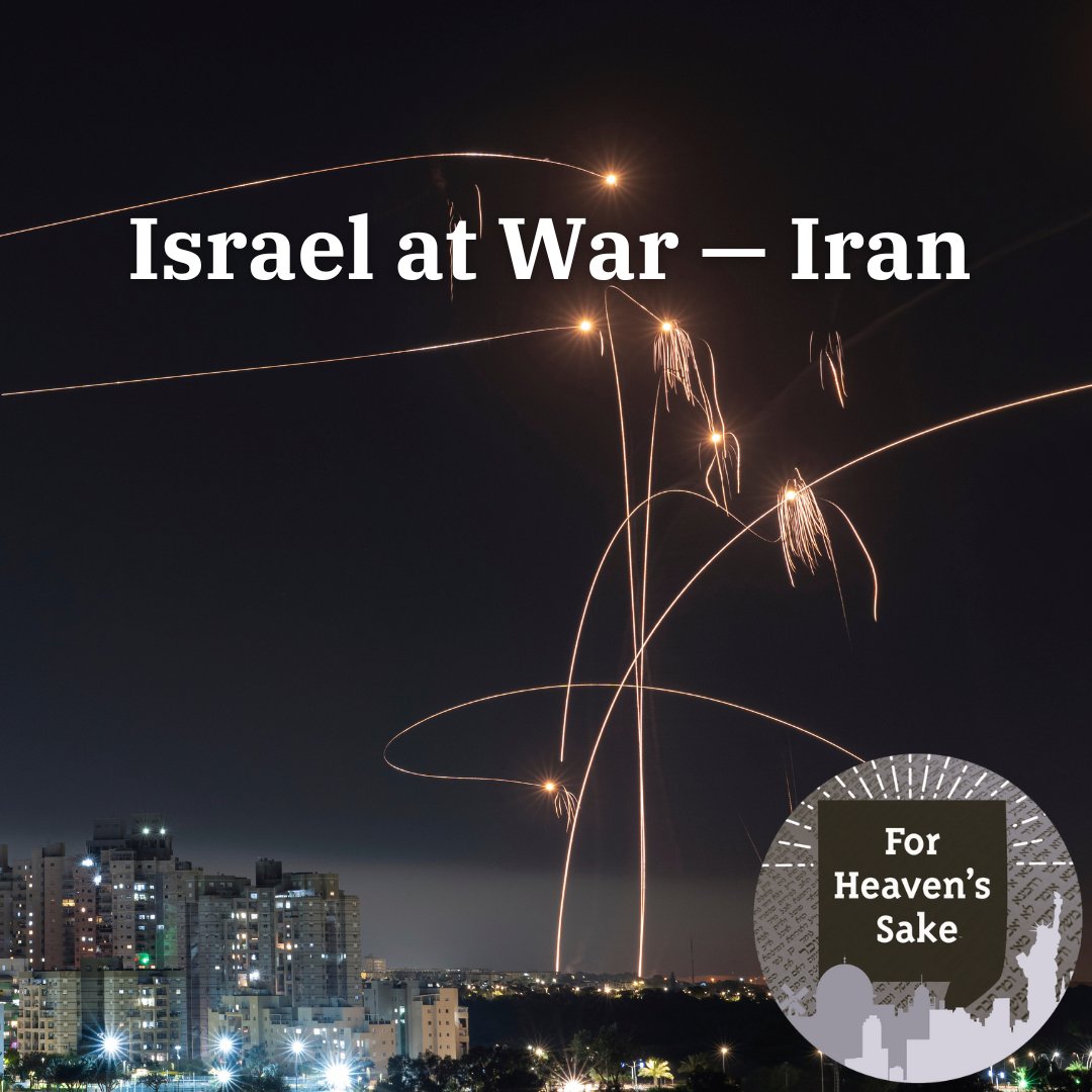 On this week's For Heaven's Sake, Donniel Hartman & @YKleinHalevi discuss the new reality following Iran's attack & what it would mean for Israel to trade blows openly w/ a regional superpower that has, until now, hidden behind proxy militant groups. 🎧: ow.ly/sCSG50Rih2h